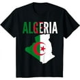 thumbnail image 1 of Algerian - Algeria Country Map Flag T-Shirt, 1 of 3