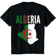 Algerian - Algeria Country Map Flag T-Shirt