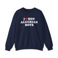 thumbnail image 1 of Algerian Wife Girlfriend Husband Boyfriend Sweatshirt Gifts Crew Neck Shirt, 1 of 5
