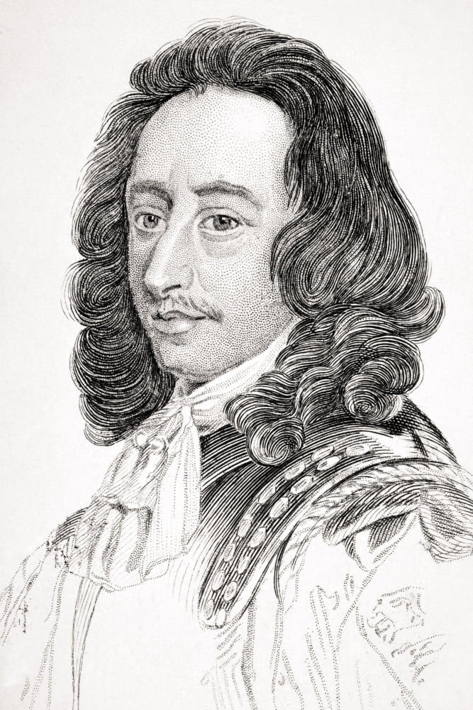 Algernon Sidney 1622-1683 English Whig Politician From Old Englands Worthies By Lord Brougham And Others Published London Circa 1880s Canvas Art - Ken Welsh Design Pics (11 x 17)