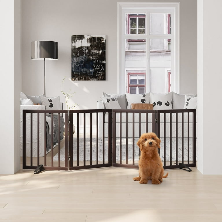 Pet Gate Dog Proof House Dog Barrier Puppy Proof Gate PawHut