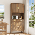 thumbnail image 1 of Algherohein Pantry Storage Cabinet with Doors and Drawers,Wood Kitchen Cabinets Storage, 1 of 8