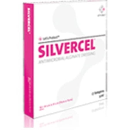 Alginate Dressing Silvercel Silver Alginate 4-1/4 X 4-1/4 Inch 1 Count