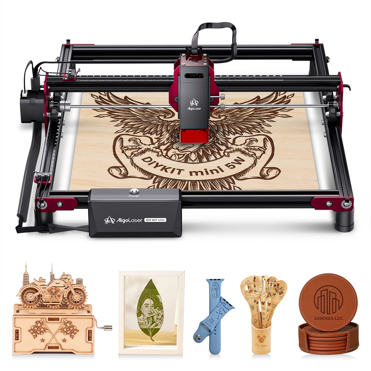 Algo DIY KIT Mini Engraver 5W Output Power, 200mm/s Cutting and