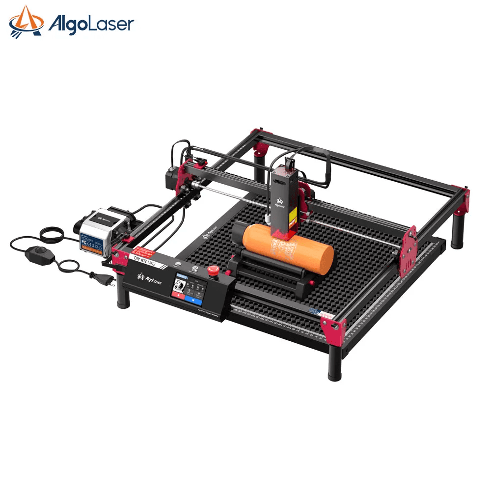Algo DIY Mini Engraver 10W Output Power, 200mm/s Cutting and Engraving Machine with Air Assist Pump,Honeycomb,Rotary&Raiser for DIY Wood Metal Glass Leather, WiFi APP Control for Beginners
