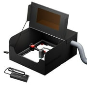 Algo Enclosure for Engraver, Fireproof and Dustproof Protective Cover for Most Engraving Cutting Machine, Insulates Against Smoke and Odor, with Exhaust Fan, 32.67"x28.74"x15.55"
