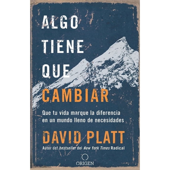 Algo tiene que cambiar, Que tu vida marque la diferencia en un mundo lleno de necesidades / Something Needs to Change