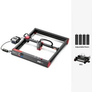 AlgoLaser Alpha Laser Engraving Machine with Air Assist, Raiser and Rotary, 20W Output Power Laser Cutter Engraver for DIY Acrylic, Wood and Metal