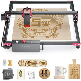 SCULPFUN S9 Laser Engraver, Full-Metal CNC Laser Engraving Machine with  5.5W High Precision Laser Cutter for Wood 