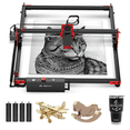 thumbnail image 1 of AlgoLaser DIY KIT Laser Engraver with Raiser, 5W Output Power Laser Cutter Engraving Machine for Acrylic and Metal, 12000mm/min Laser Engraving Area 15.7"x15.7", 1 of 10