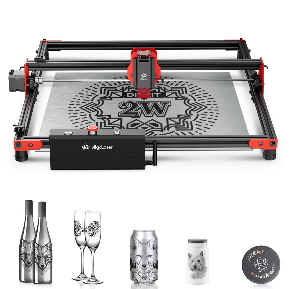 SCULPFUN S9 effect Laser Engraving Machine cutter 410x420mm Engraving Area  Full Metal Structure Quick Assembly Design