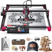 Algolaser Delta 40W Laser Engraver with 3.5 Inch Touch Screen Automatc Air Assist Desktop Woodworking Cutter Metal Acrylic Print