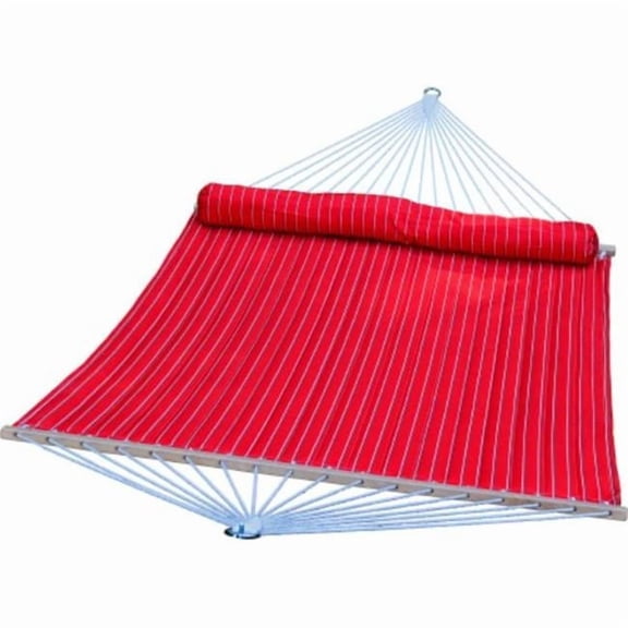 Algoma A41 2948DL 13 ft. Striped Hammock, Red & Blue