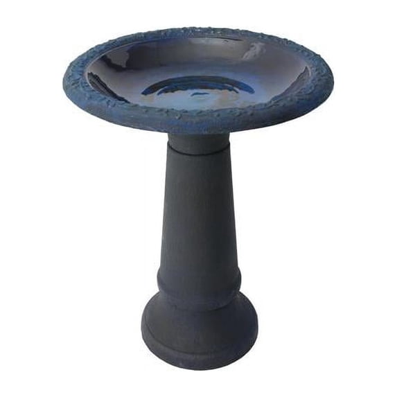 Algreen Birdbath Blue Marble 20x25"