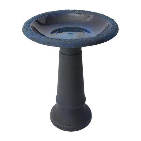 Algreen Birdbath Blue Marble 20x25"