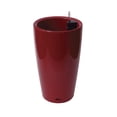 thumbnail image 1 of Algreen Modena 22" Self-Watering Planter, Round Taper, Gloss Red, 1 of 4