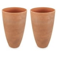 thumbnail image 1 of Algreen 43729 Acerra Weatherproof Recycled Composite Vase Planter Pot (2 Pack), 1 of 3