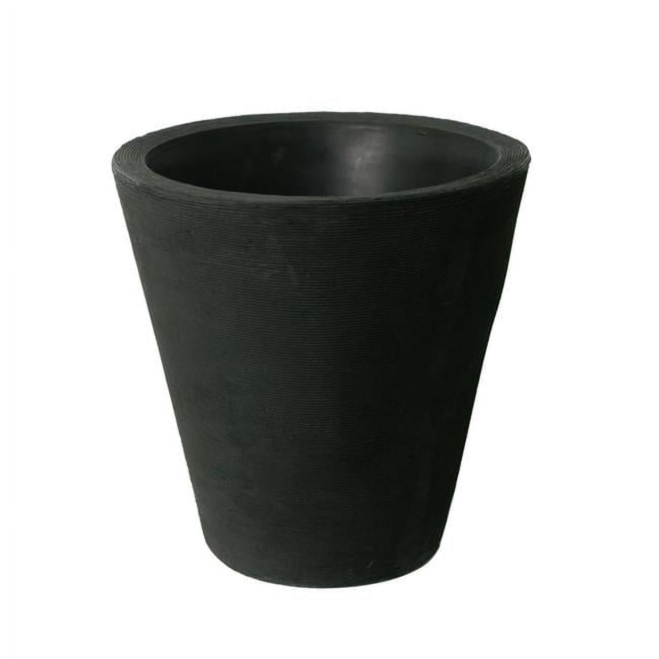 Algreen 89203 21 x 20 x 20 in. Olympus Self Watering Planter, Black ...