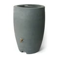 thumbnail image 1 of Algreen Athena 50 Gallon Plastic Rain Water Collection Drum Barrel, Charcoal, 1 of 2