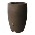 thumbnail image 1 of Algreen Athena 50 Gallon Plastic Rain Water Collection Drum, Brownstone (3 Pack), 1 of 3
