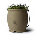 thumbnail image 1 of Algreen Barcelona Rain Barrel, 100 Gallon, Sandstone Resin, 1 of 2
