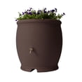 thumbnail image 1 of Algreen Barcelona 100 Gallon Rain Water Collection Barrel, Brownstone, 1 of 6