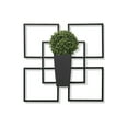 thumbnail image 1 of Algreen Contemporary Square Wall Art with Mocha Planter, 1 of 2