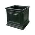 thumbnail image 1 of Algreen Covington 16" Self-Watering Planter Cube - Black Resin, 1 of 8