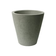 Algreen Crete Planer, Self-Watering Planter, 20.5-In. Height by 20-In., Concrete Texture, Taupestone