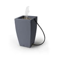 thumbnail image 1 of Algreen Madison 49 Gallon Rain Barrel Fountain, Charcoal, 1 of 2