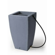Algreen Products 84302 Madison 49 Gallon Rain Barrel - Charcoalstone
