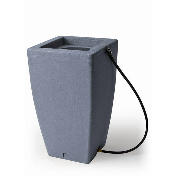 Algreen Products 84302 Madison 49 Gallon Rain Barrel - Charcoalstone