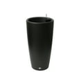 thumbnail image 1 of Algreen Modena Planter, 30-In. Round Taper Planter, Self-Watering, Matte Mocha, 1 of 2