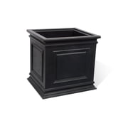 Algreen Covington 20" Self-Watering Planter Cube - Black Resin