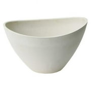 Algreen Products  Valencia Planter with Wave Bowl - Whitestone - 20 x 14 x 11 in.