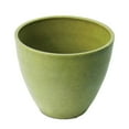 thumbnail image 1 of Algreen Round Curve Valencia Indoor and Outdoor Planter and Flower Pot, Green, 1 of 2