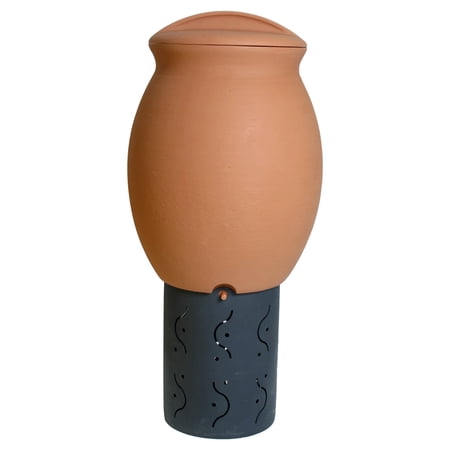 Algreen 82003 Solar Digester for Food waste & Pet Waste, Terra Cotta
