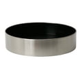 thumbnail image 1 of Algreen Stainless Steel Planter, Round Indoor Planter 14-In. by 3-In. Height, 1 of 4