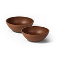 thumbnail image 1 of Algreen  Valencia Planter Bowl - Textured Terra Cotta - Pack of 2, 1 of 3