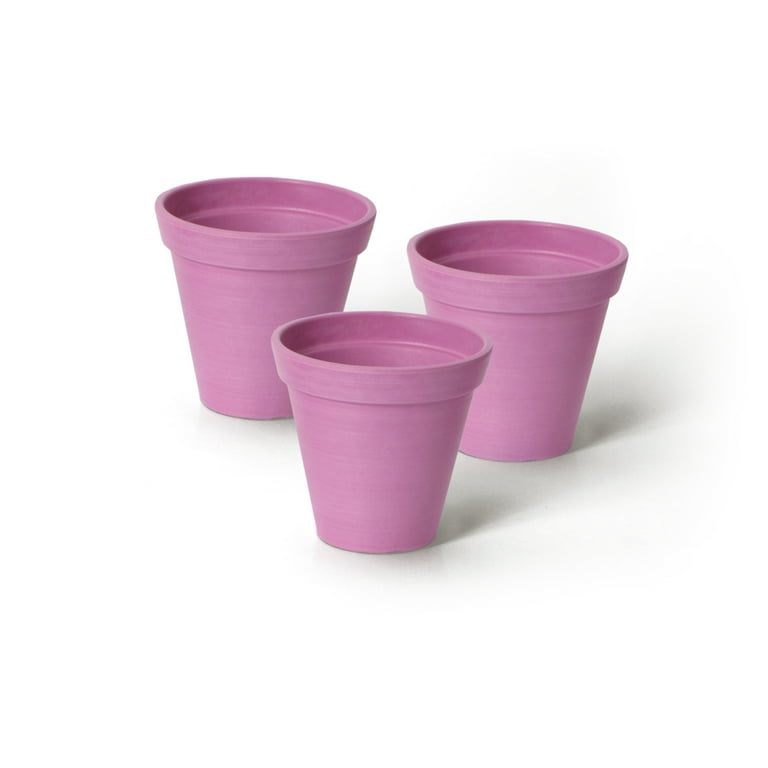 Algreen Valencia Planter, Round Banded Planter, 4.25-In. Diameter by 4-In.H, Spun Black, 3 pack Algreen Valencia Planter, Round Banded Planter, 4.25-In. Diameter by 4-In.H, Spun Black, 3 pack