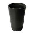 thumbnail image 1 of Algreen Products 16330 12 x 18 in. Valencia Round Taper Planter - Spun Black, 1 of 2