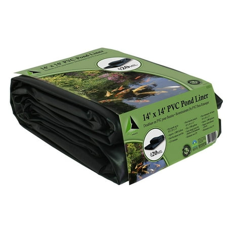 Algreen Versatile 14' x 14' Low Maintenance Home Water Garden Outdoor Pond Liner
