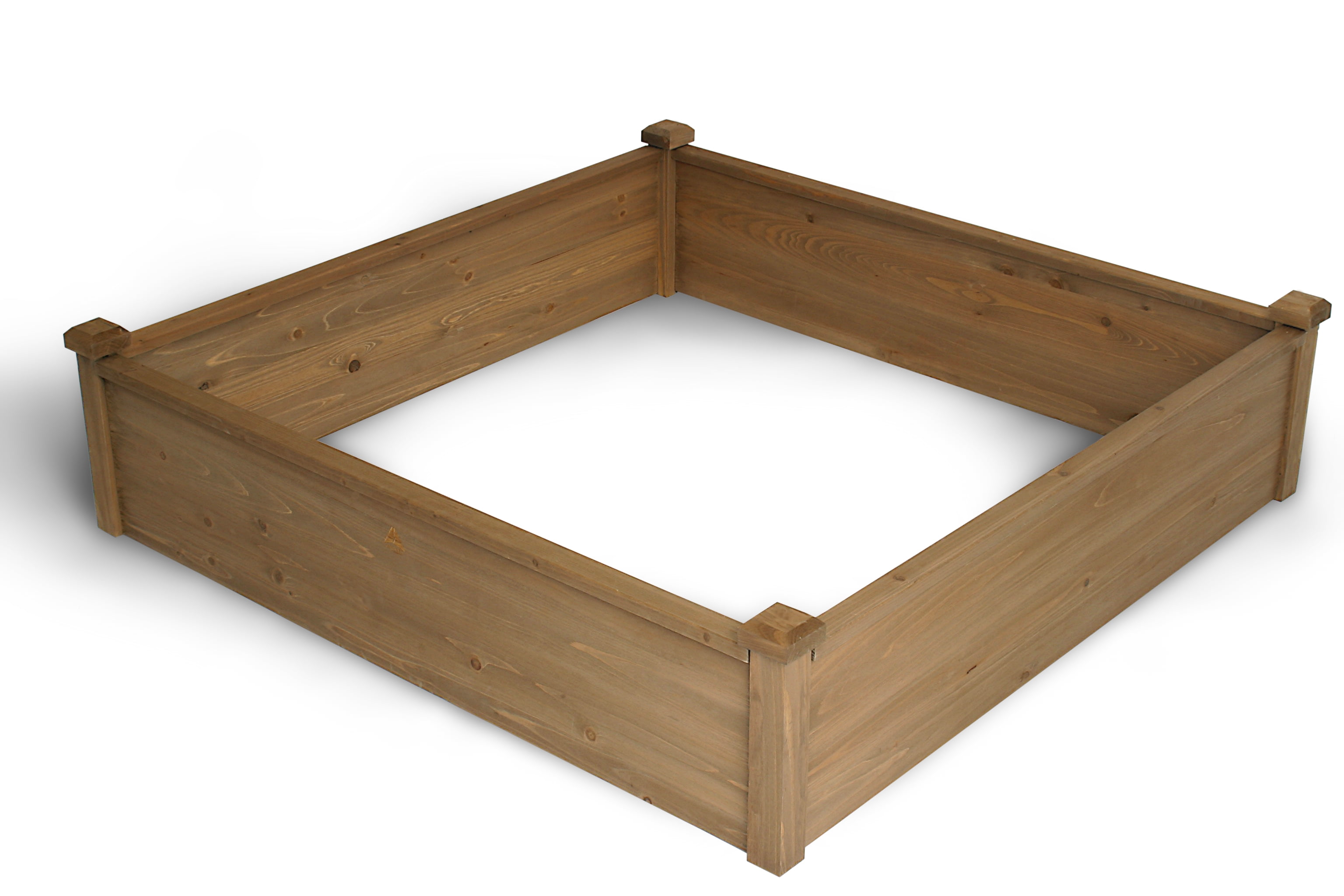Cappuccino Fir Wood Modular Square Raised Garden Bed