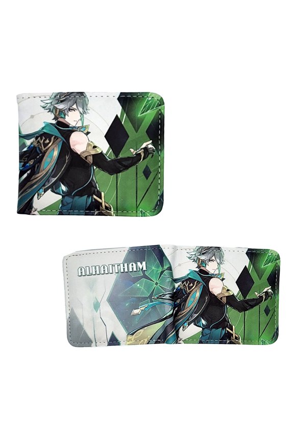 Alhaitham Style A - Genshin Impact 4x5" Bi-Fold Wallet
