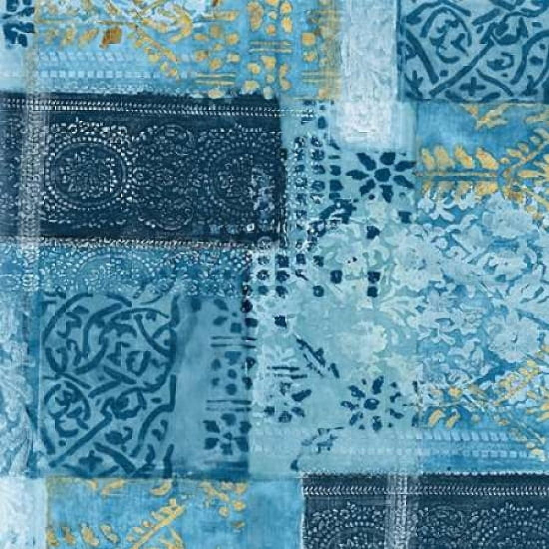 Alhambra II Indigo Canvas Art - Wild Apple Portfolio (24 x 24)