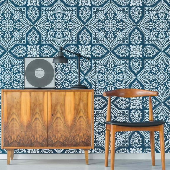 Alhambra Tile Allover Stencil