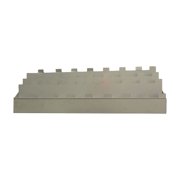Ali 14 in. H x 49 in. W x 16.82 in. L Gray Bulk Sandpaper Display Rack Metal