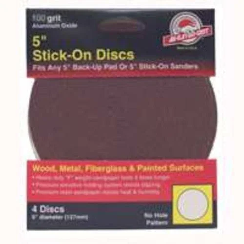 Ali 3001 Ali-Gator-Grit Sanding Disc 100 Grit, Pk/4