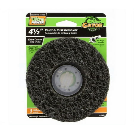 Ali 9483GA Gator 4-1/2 By 7/8 Inch Paint And Rust Remover Disc Extra Coarse Silicon Carbide