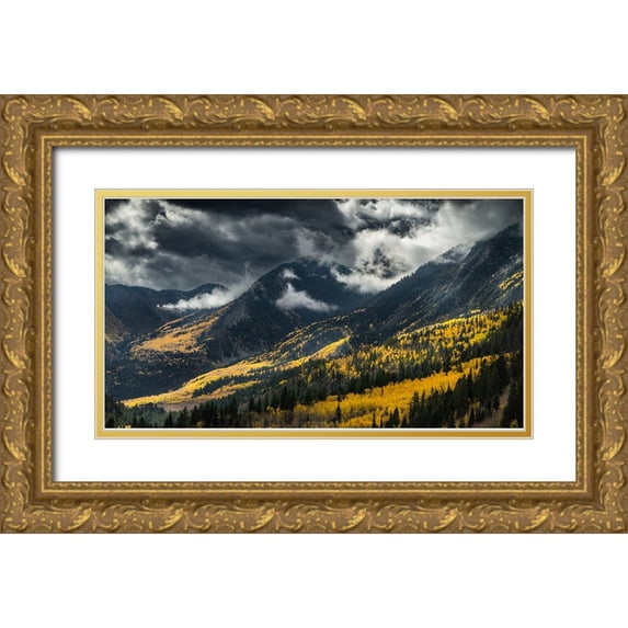 Ali Amir, Abbas 18x12 Gold Ornate Wood Framed with Double Matting Museum Art Print Titled - Untitled